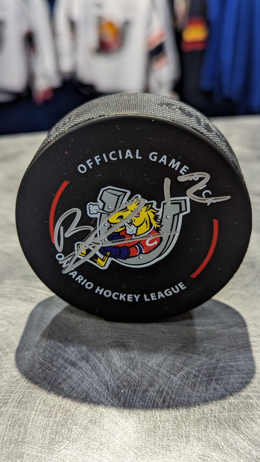 Ben Pickle Autographed Puck