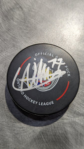 Kashawn Aitcheson Autographed Puck