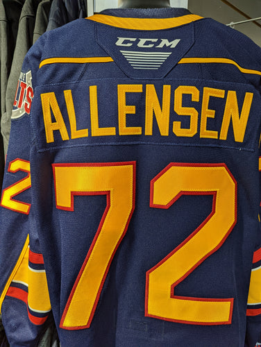 Nathan Allensen 2019/2020 Game Worn Jersey