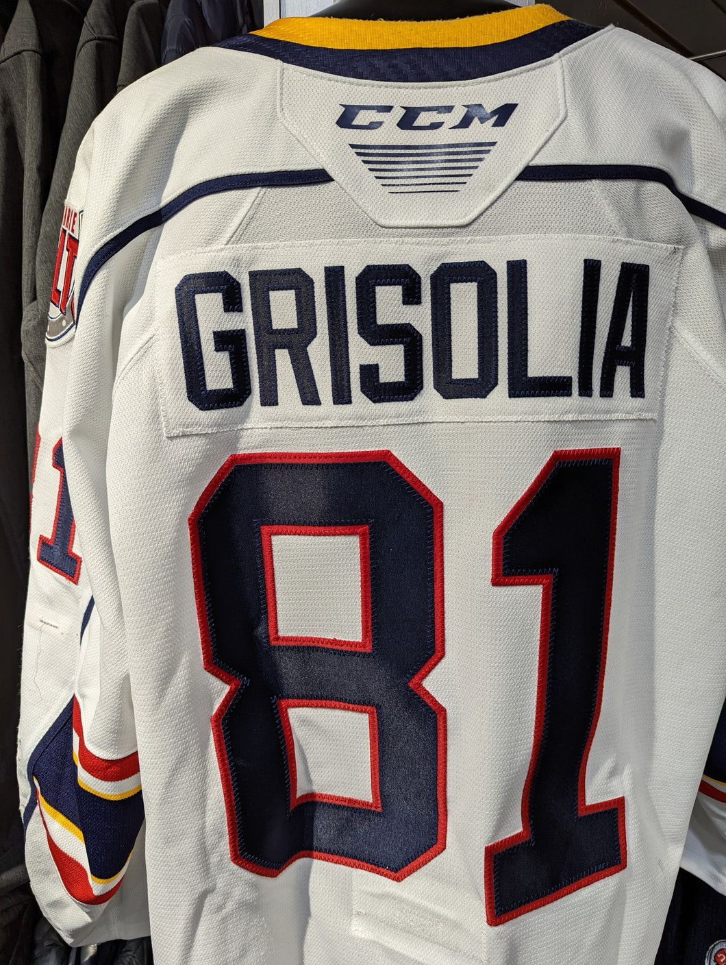 Chris Grisolia 2021/2022 Game Worn Jersey