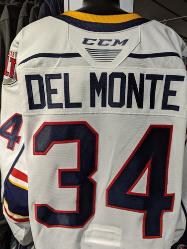 Ryan Del Monte 2021/2022 Game Worn Jersey