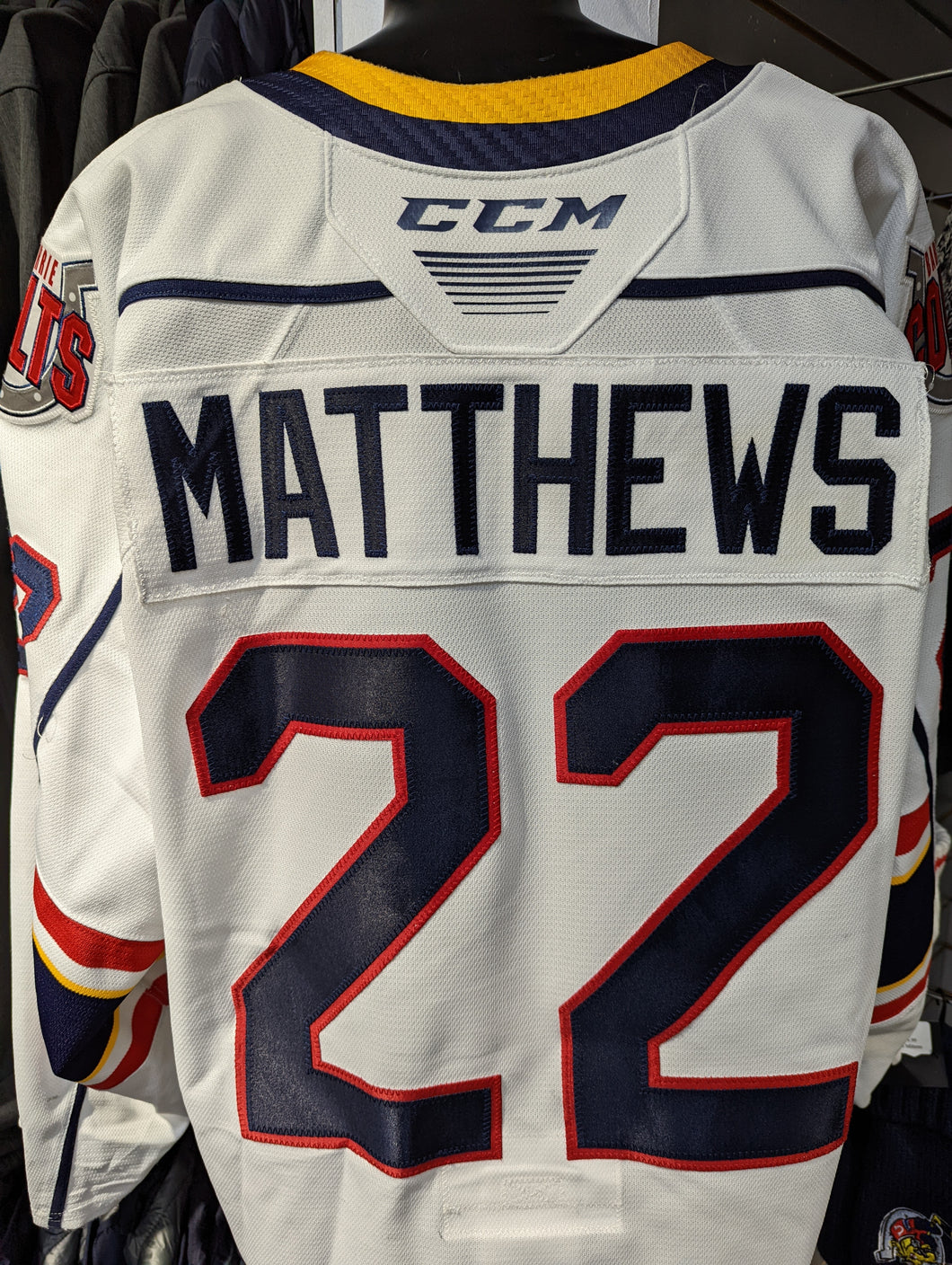 Cooper Matthews 2021/2022 Game Worn Jersey