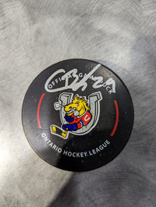 Cole Beaudoin Autographed Puck