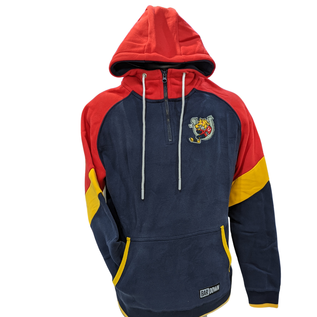 MEN'S - 1/4 Zip Colour Hoodie