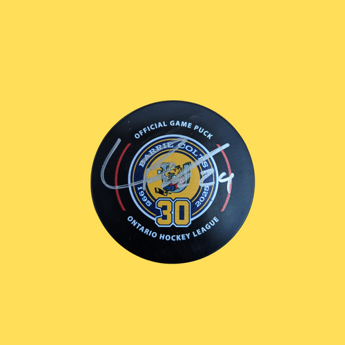 30th Anniversary Puck - Signed by Cole Beaudoin