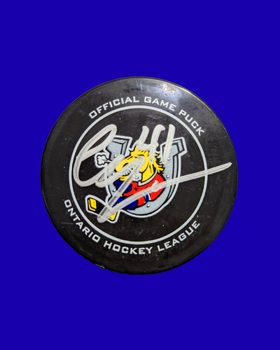 Evan Vierling #41 - Signed Puck