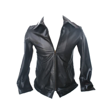 Load image into Gallery viewer, WOMEN&#39;S Black Leather Jacket