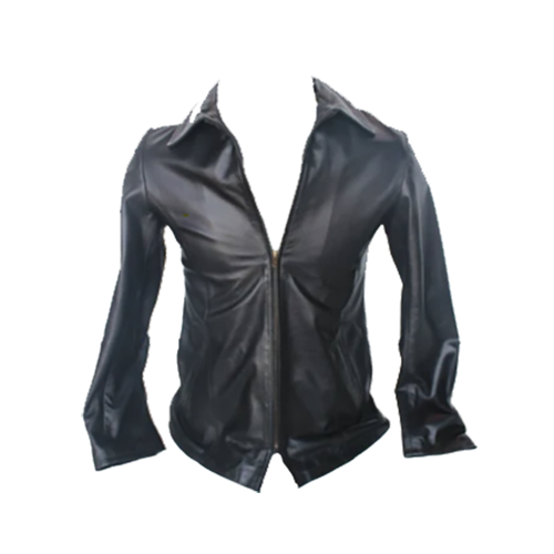 WOMEN'S Black Leather Jacket
