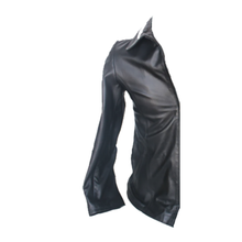 Load image into Gallery viewer, WOMEN&#39;S Black Leather Jacket