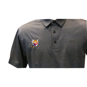 MEN's Navy Striped Golf Shirt